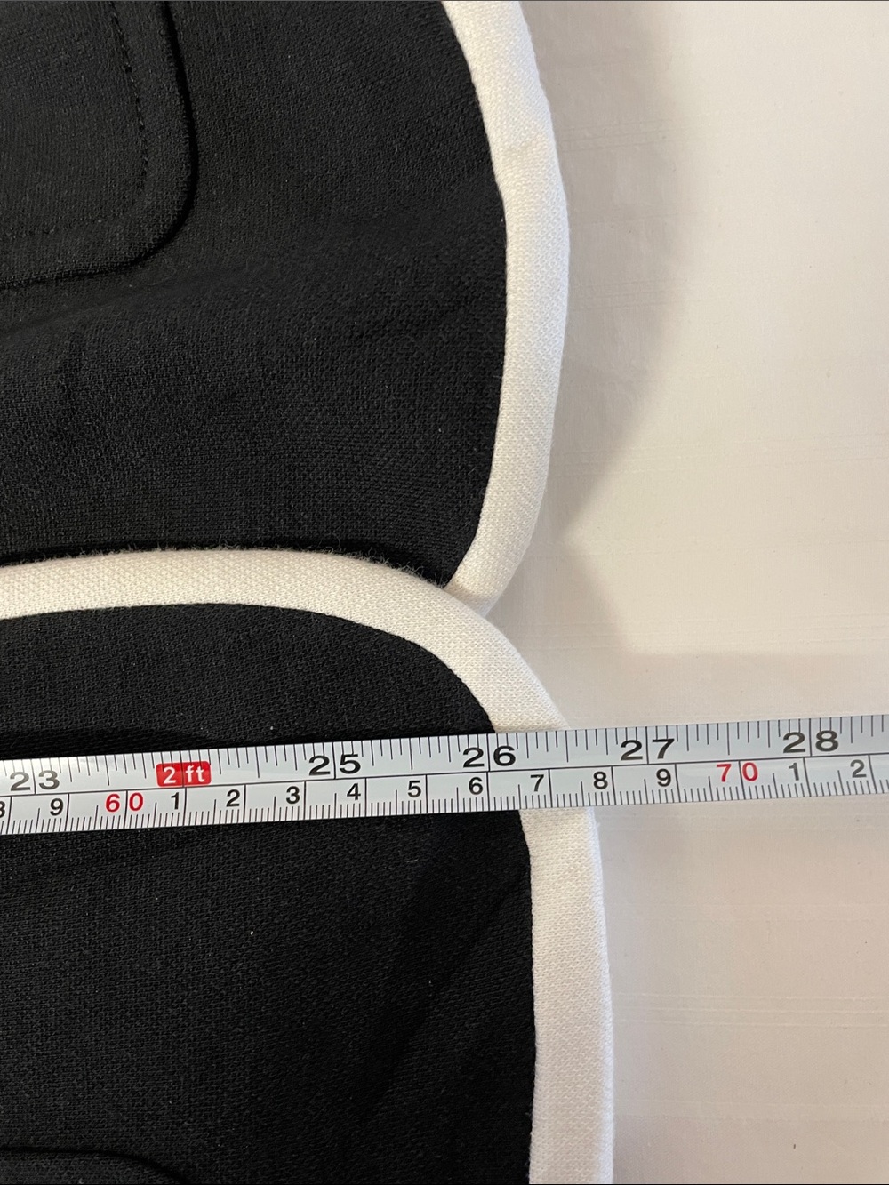 Talbots pique knit blazer 2 button piped black with white trim women’s size 8 - Picture 16 of 16